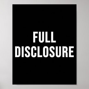 Full Disclosure Poster