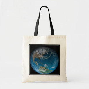 Full Earth Featuring North And South America. Tote Bag