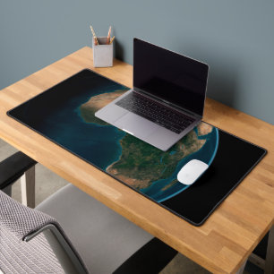 Full Earth From Space Above The African Continent. Desk Mat