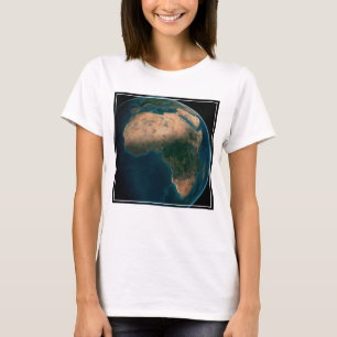Full Earth From Space Above The African Continent. T-Shirt