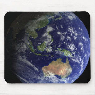 Full Earth from space showing Australia Mouse Mat