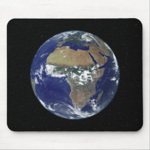 Full Earth Showing Africa and Europe Mouse Mat