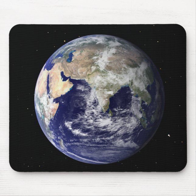 Full Earth showing Europe and Asia 2 Mouse Mat (Front)