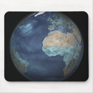 Full Earth showing evaporation Mouse Mat