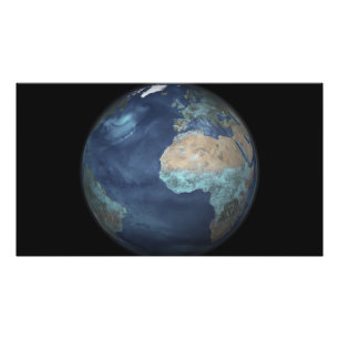 Full Earth showing evaporation Photo Print