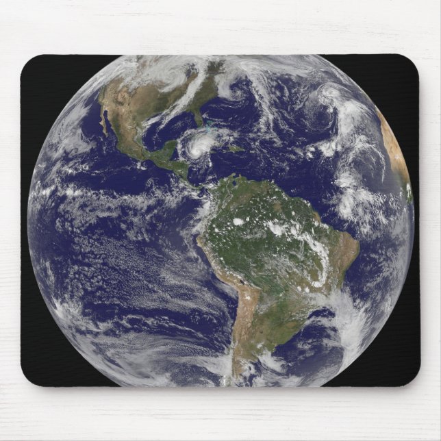 Full Earth showing Hurricane Paloma Mouse Mat (Front)