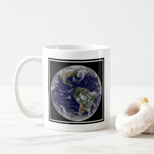 Full Earth Showing Low Pressure Systems. Coffee Mug