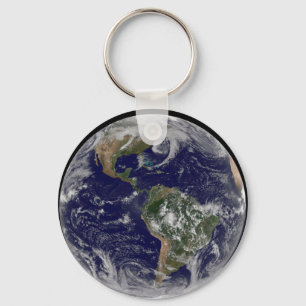 Full Earth Showing Low Pressure Systems. Key Ring