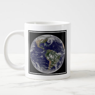Full Earth Showing Low Pressure Systems. Large Coffee Mug
