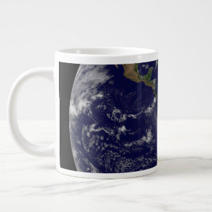 Full Earth Showing Low Pressure Systems. Large Coffee Mug