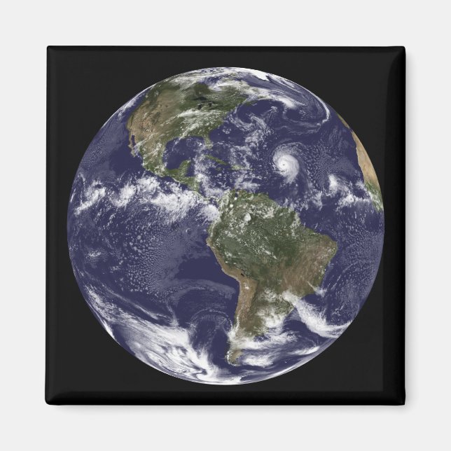 Full Earth showing North America 2 Magnet (Front)