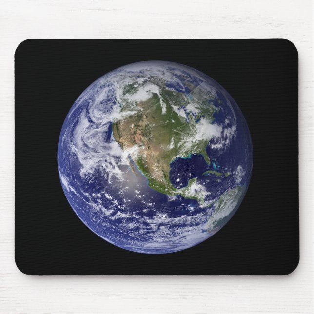 Full Earth showing North America 3 Mouse Mat (Front)