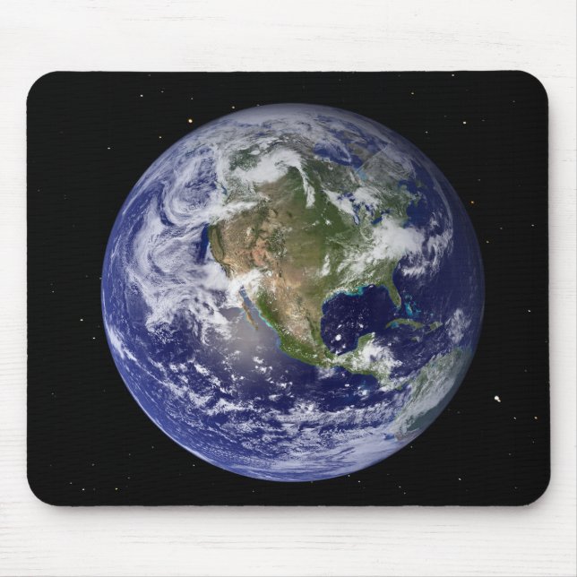 Full Earth showing North America 4 Mouse Mat (Front)