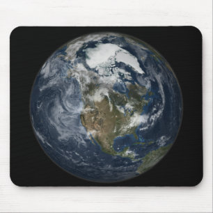 Full Earth showing North America 5 Mouse Mat