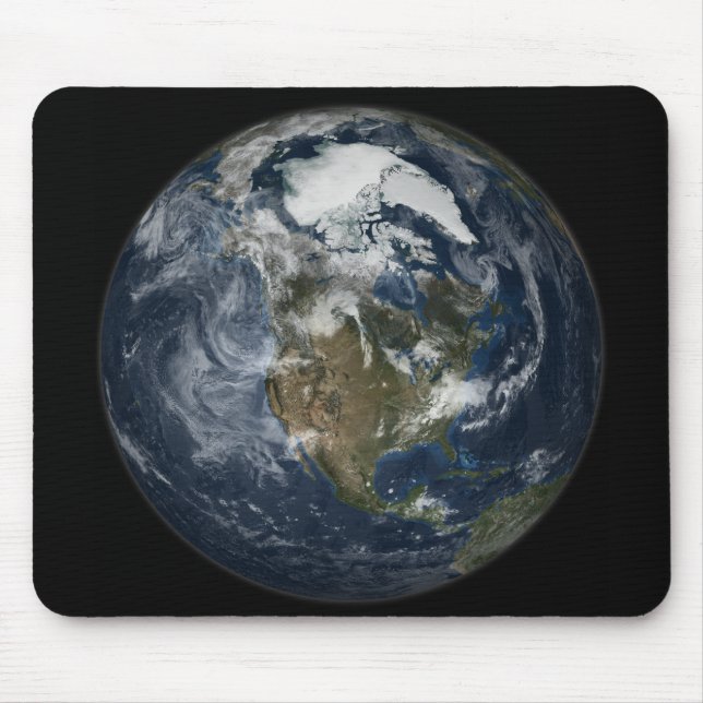 Full Earth showing North America 5 Mouse Mat (Front)