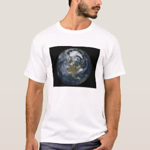 Full Earth showing North America 5 T-Shirt