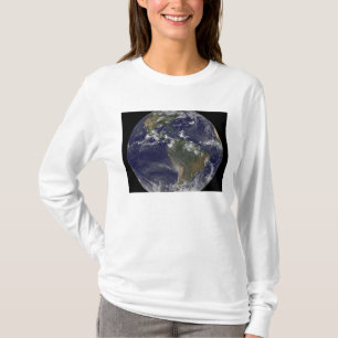 Full Earth showing North America and South Amer 2 T-Shirt