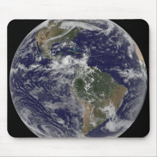 Full Earth showing North America and South Amer 3 Mouse Mat