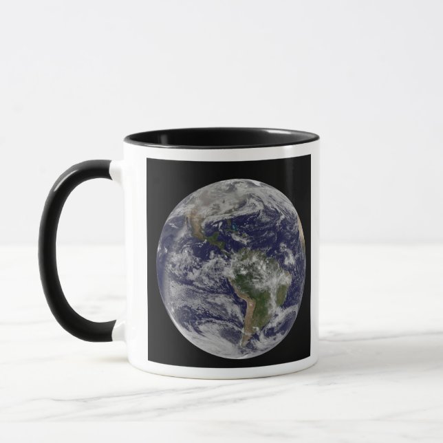 Full Earth showing North America and South Amer 4 Mug (Left)