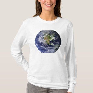 Full Earth showing North America T-Shirt