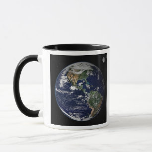 Full Earth showing North and South America Mug