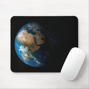 Full Earth Showing Simulated Clouds Over Africa. Mouse Mat