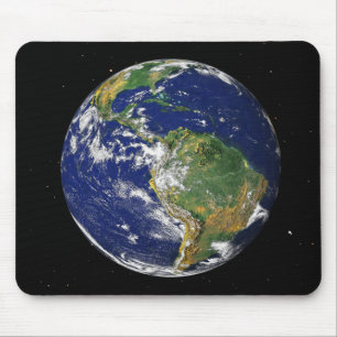 Full Earth showing South America 2 Mouse Mat