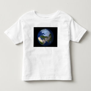 Full Earth showing the Arctic region Toddler T-Shirt