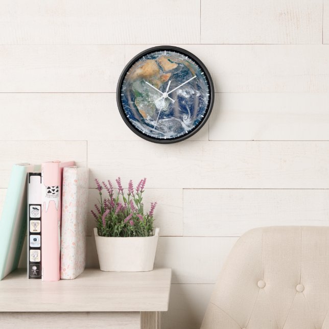 Full Earth Showing The Eastern Hemisphere. Clock (Reading Room)