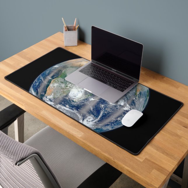 Full Earth Showing The Eastern Hemisphere. Desk Mat (Office 2)