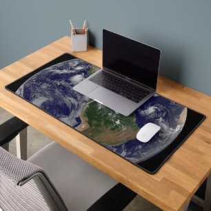 Full Earth Showing Various Tropical Storm Systems. Desk Mat