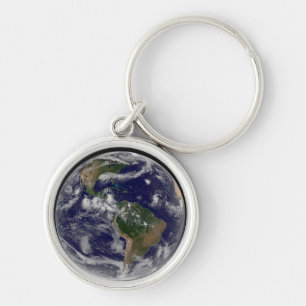 Full Earth Showing Various Tropical Storm Systems. Key Ring