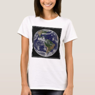 Full Earth Showing Various Tropical Storm Systems. T-Shirt