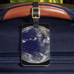 Full Earth Showing Various Tropical Storms. Luggage Tag