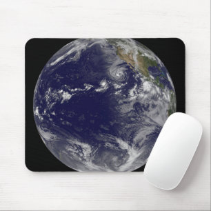 Full Earth Showing Various Tropical Storms. Mouse Mat