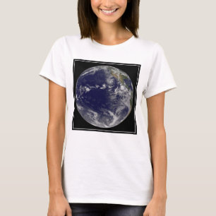 Full Earth Showing Various Tropical Storms. T-Shirt