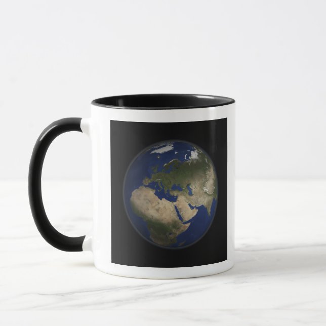 Full Earth view of Africa, Europe, and Middle E Mug (Left)