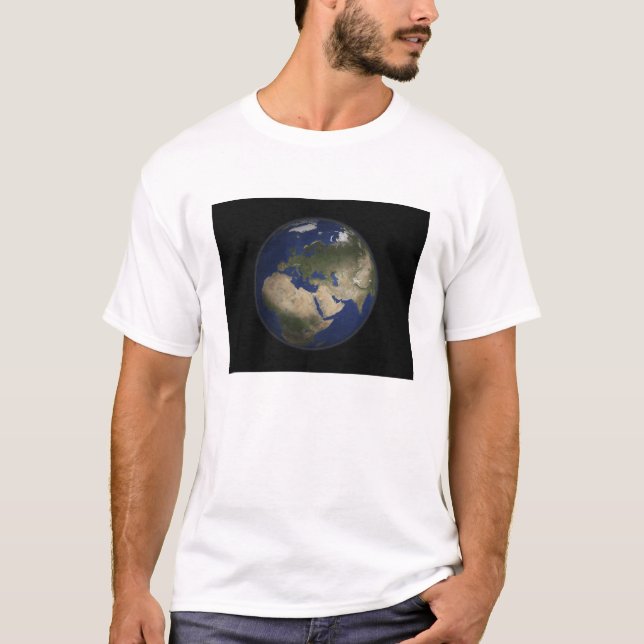 Full Earth view of Africa, Europe, and Middle E T-Shirt (Front)