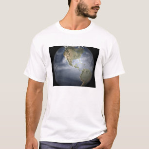 Full Earth view showing water vapour T-Shirt
