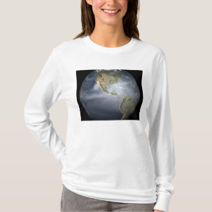 Full Earth view showing water vapour T-Shirt