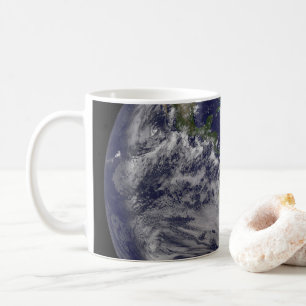 Full Earth With Hurricane Irene On East Coast. Coffee Mug