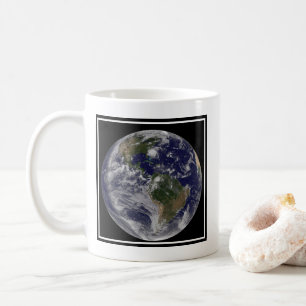Full Earth With Hurricane Irene On East Coast. Coffee Mug