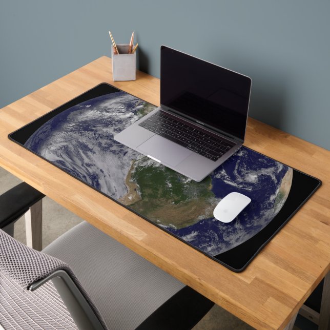Full Earth With Hurricane Irene On East Coast. Desk Mat (Office 2)