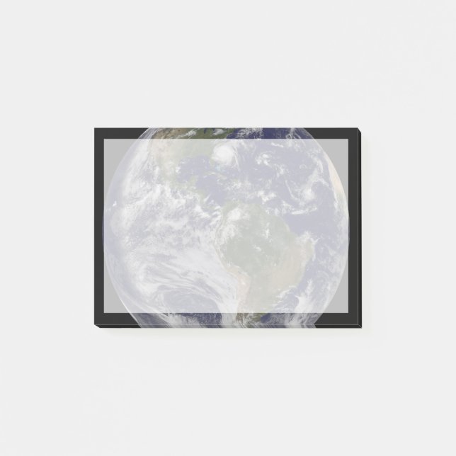 Full Earth With Hurricane Irene On East Coast. Post-it Notes (Front)