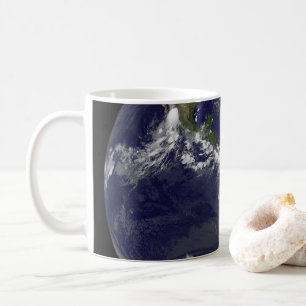 Full Earth With Hurricane Irene Over The Bahamas. Coffee Mug