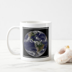Full Earth With Hurricane Irene Over The Bahamas. Coffee Mug