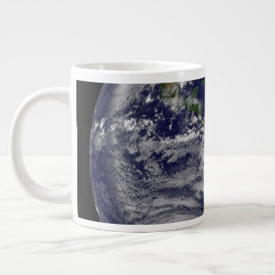 Full Earth With Tropical Storms In The Atlantic Large Coffee Mug