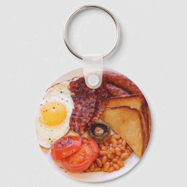 Full English Breakfast key ring (Front)