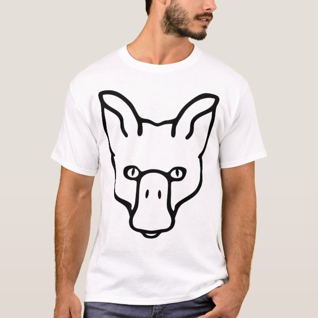 Full Face DuckFox Blackline T-Shirt (Front)