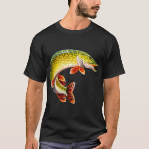 Full Feature Image Northern Pike Fisherman Fishing T-Shirt